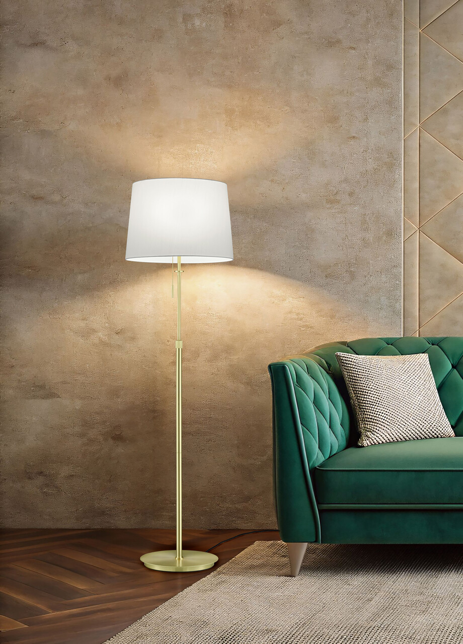 Lampadar Lyon, TRIO, 46.3x180 cm, 60W, 3x E27, metal, bronz mat/alb - imagine 5